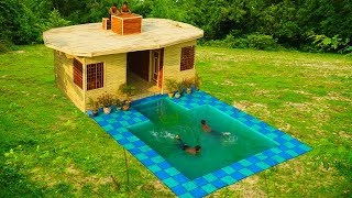 [Full] Build the best bamboo resort with bamboo tables, beds and a clean underground swimming pool