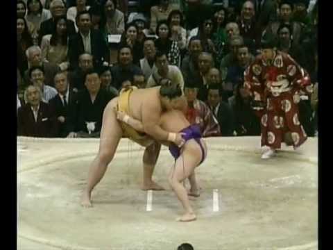 Mainoumi Vs Mitoizumi Kyushu 1991 舞の海 対 水戸泉 Youtube
