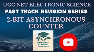 2 bit Asynchronous counter  Digital Electronics UGC NET Electronic Science Adhvaitha Classes