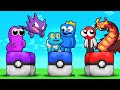 Lucky Block POKEMON Rainbow Friends! (Minecraft)