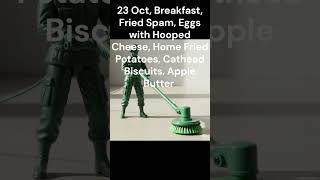 Mess Call 23 Oct  #army #armylife #armylover #history #food #militaryfamily #ww2 #veteran #military