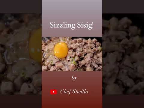 How to Make Sizzling Sisig! #cooking #shortsyoutube #pinoydishes #chefsheilla #youtubeshorts