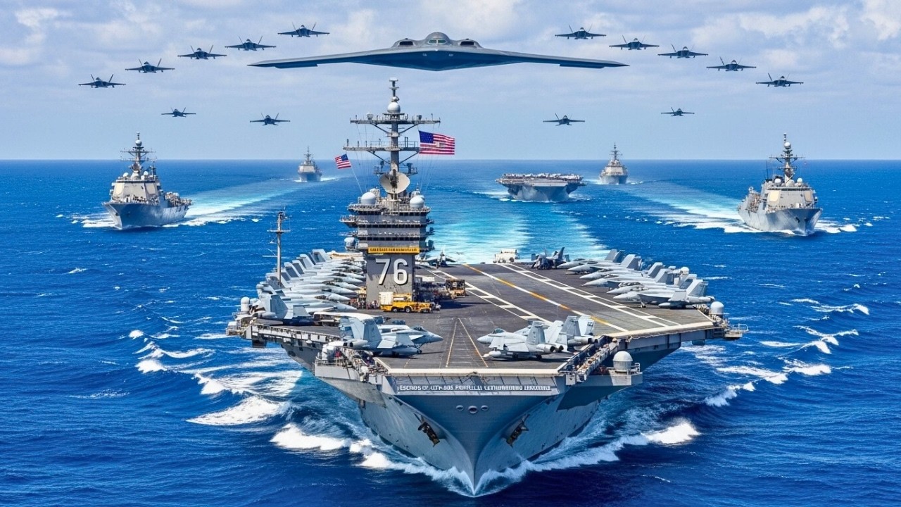 Повышенная готовность! Десятки кораблей авианосца USS Abraham Lincoln отправляются на операцию быстр