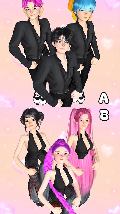 WHICH TRIO IS YOUR FAVOURITE ๐๐? #shorts #zepeto #kpopdemonhunters