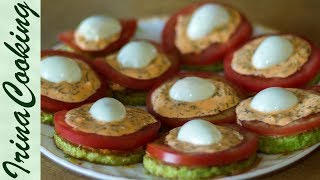 ЖАРЕНЫЕ КАБАЧКИ С ПОМИДОРАМИ - закуска из кабачков ЖАРЕНЫЕ КАБАЧКИ С ПОМИДОРАМИ - закуска из кабачков
