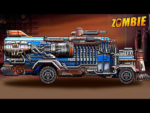 Тюремный Автобус (Автозак) в Hill Zombie Racing! Прохождение финального этапа u0022Зонаu0022