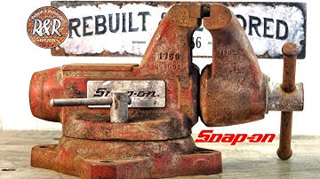 1750 Snap-on Rusted and Seized Vise Restoration