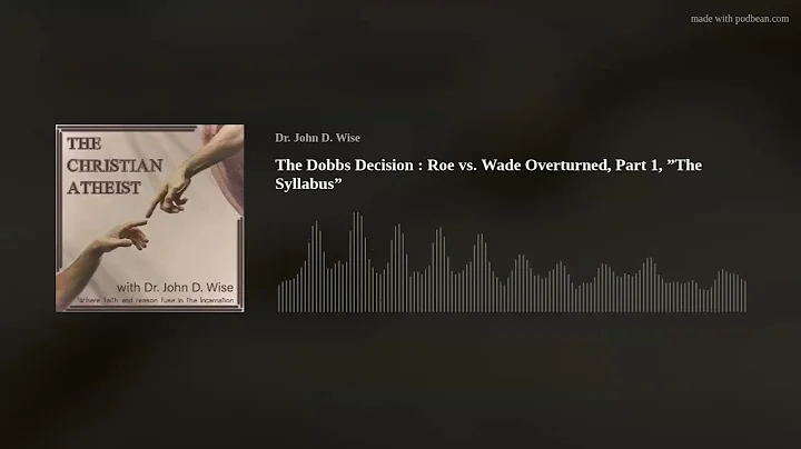 The Dobbs Decision Read Aloud: Roe vs. Wade Overtu...
