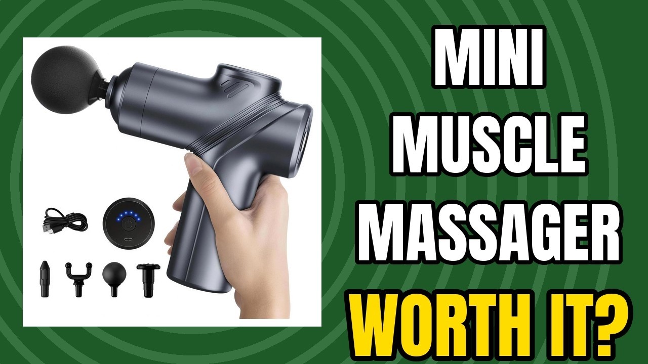 LEERCON Massage Gun Deep Tissue Mini Muscle Massager for Pain Relief ...