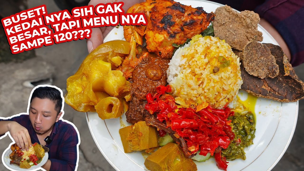 WARUNG NASI PADANG MINI TAPI MENU NYA 120??? APAAN AJA TUH! 