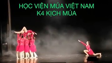 Thi tốt nghiệp K4 Kịch  Múa | Học viện Múa Việt Nam | Tác phẩm Dans ma main | Tập thể K4 KM Nữ B