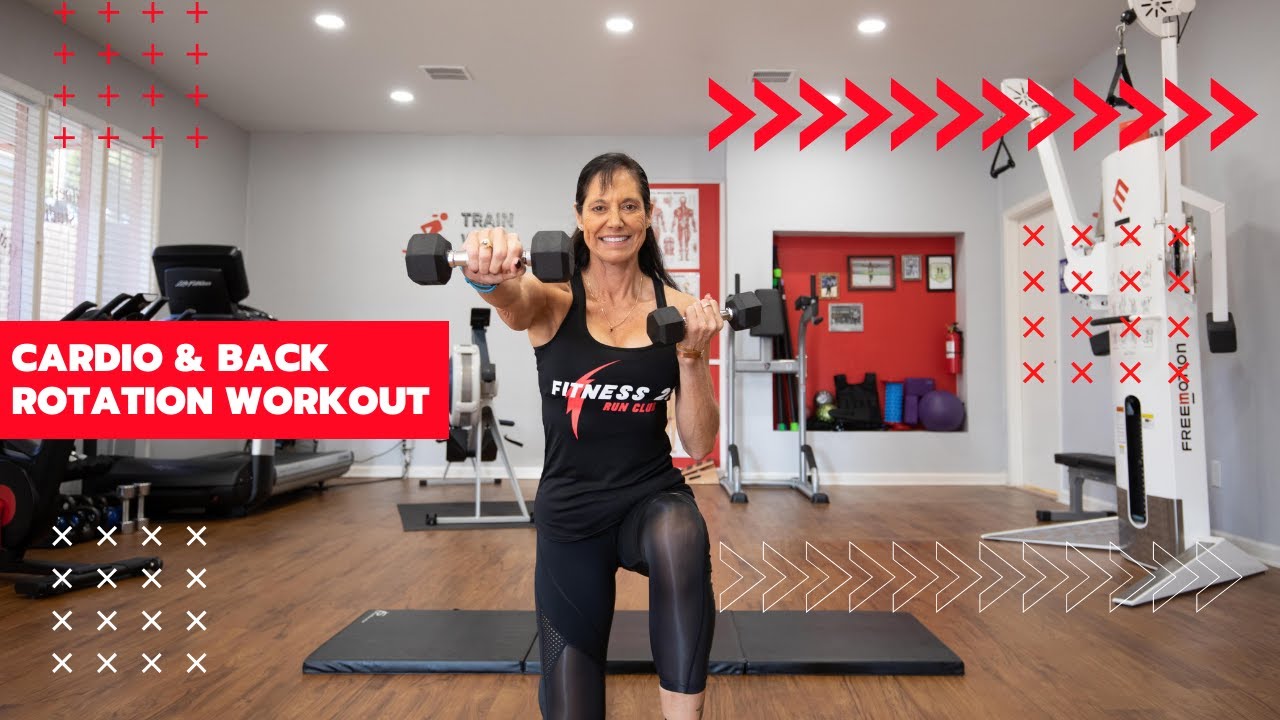 V Rotation Workout Train with V - Cardio & Back Rotation Workout - YouTube