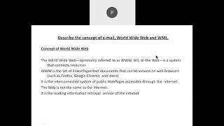 Famous CHN MODULE 4 PART 5 - concept of www, email, wml Wealth