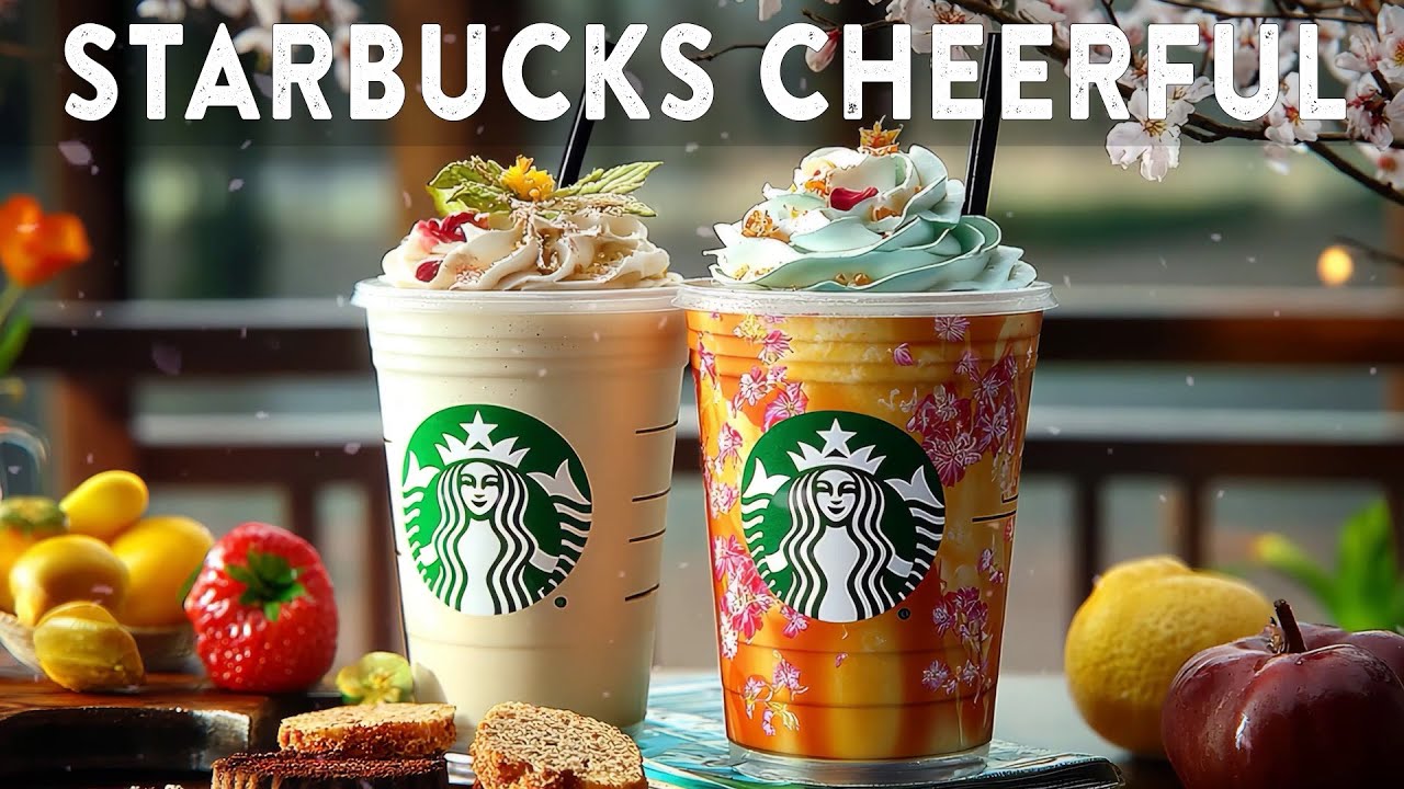 Feeling Good With Starbucks Jazz🎶 Cheerful Spring Bossa Nova Piano Music Playlist For Coffee & Calm