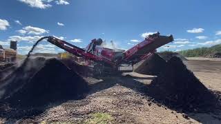 Screening Compost with the TS124 Deck Screener