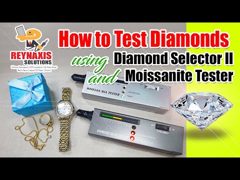 Diamond Selector 2 II Diamond Tester - HOW TO TEST FOR DIAMONDS Demo &  Instructions 