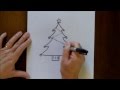 How to Draw a Christmas Tree Simple Drawing Tutorial for Beginners