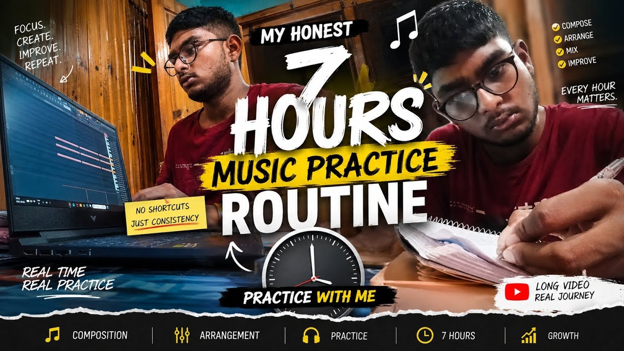 My Honest 7 Hour Music Practice Routine 🎹 | Practice With Me - YouTube