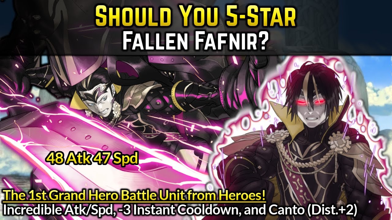 Should You 5-Star Fallen Fafnir? (-3 Instant CD & Canto Dist.+2) | Fire Emblem Heroes Guide