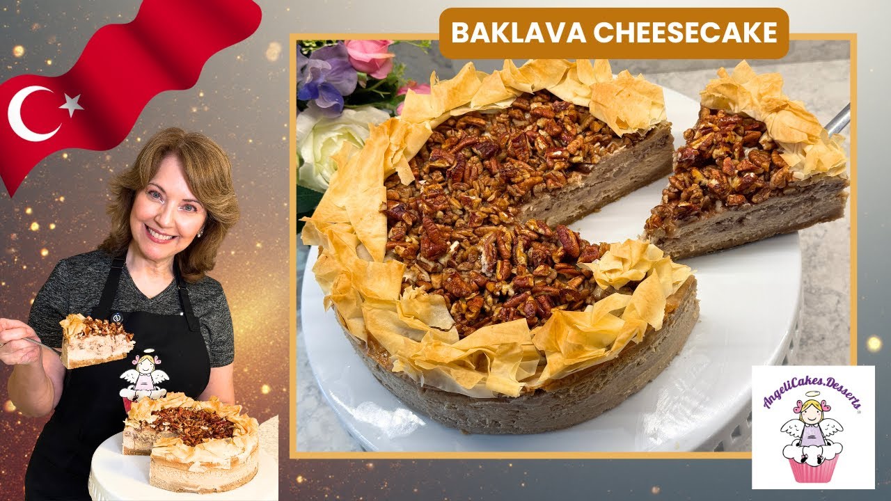 BAKLAVA CHEESECAKE by ANGELICAKES DESSERTS