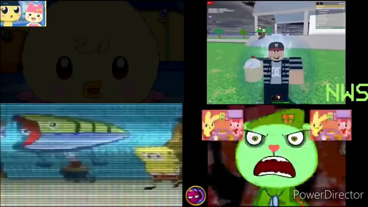 (OLD) Sparta Zombie Pop Remix Quadparison