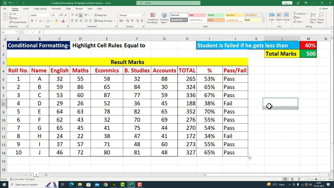 conditional-formatting-19-highlight-cell-rules-equal-to-youtube
