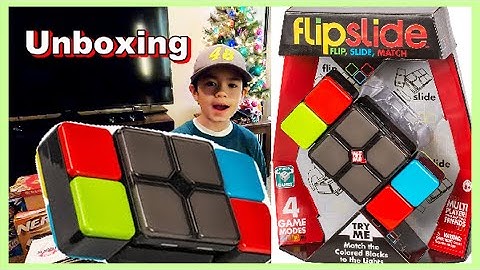 Flip Slide Game Handheld Game Flip, Slide And Match The Colors Unboxing