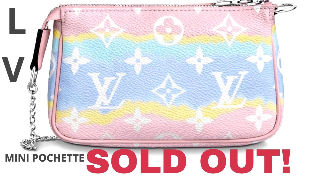 Louis Vuitton Mini Pochette Accessories LV Escale Pastel