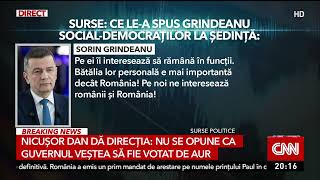 Stenograme din ședința PSD: Votul penru Guvernul Veștea, posibil marți