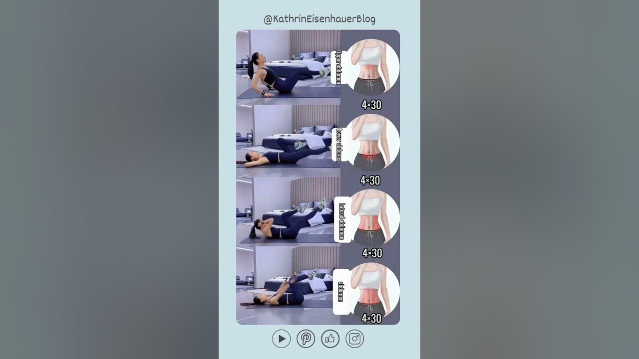 Unterbauch Workout für Frauen Zuhause und für Anfänger #absworkout