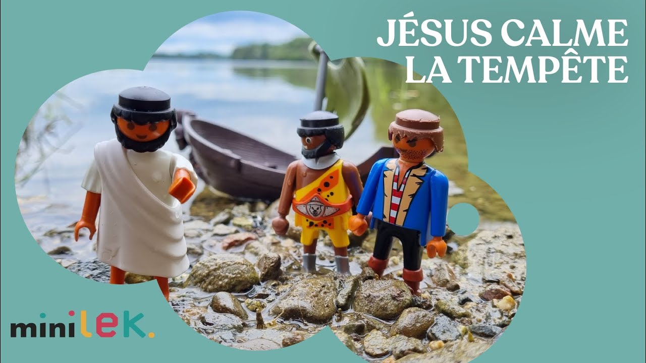 Jésus calme la tempête - Histoire Biblique Playmobil