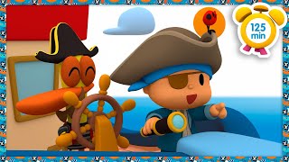 🏴‍☠️ POCOYO PORTUGUÊS do BRASIL -Capitão Pocoyo e os piratas rumo ao mar [125 min] DESENHOS ANIMADOS