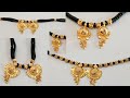 latest gold short pendant designs with weight and price / Light weight Maharashtrian pendant designs