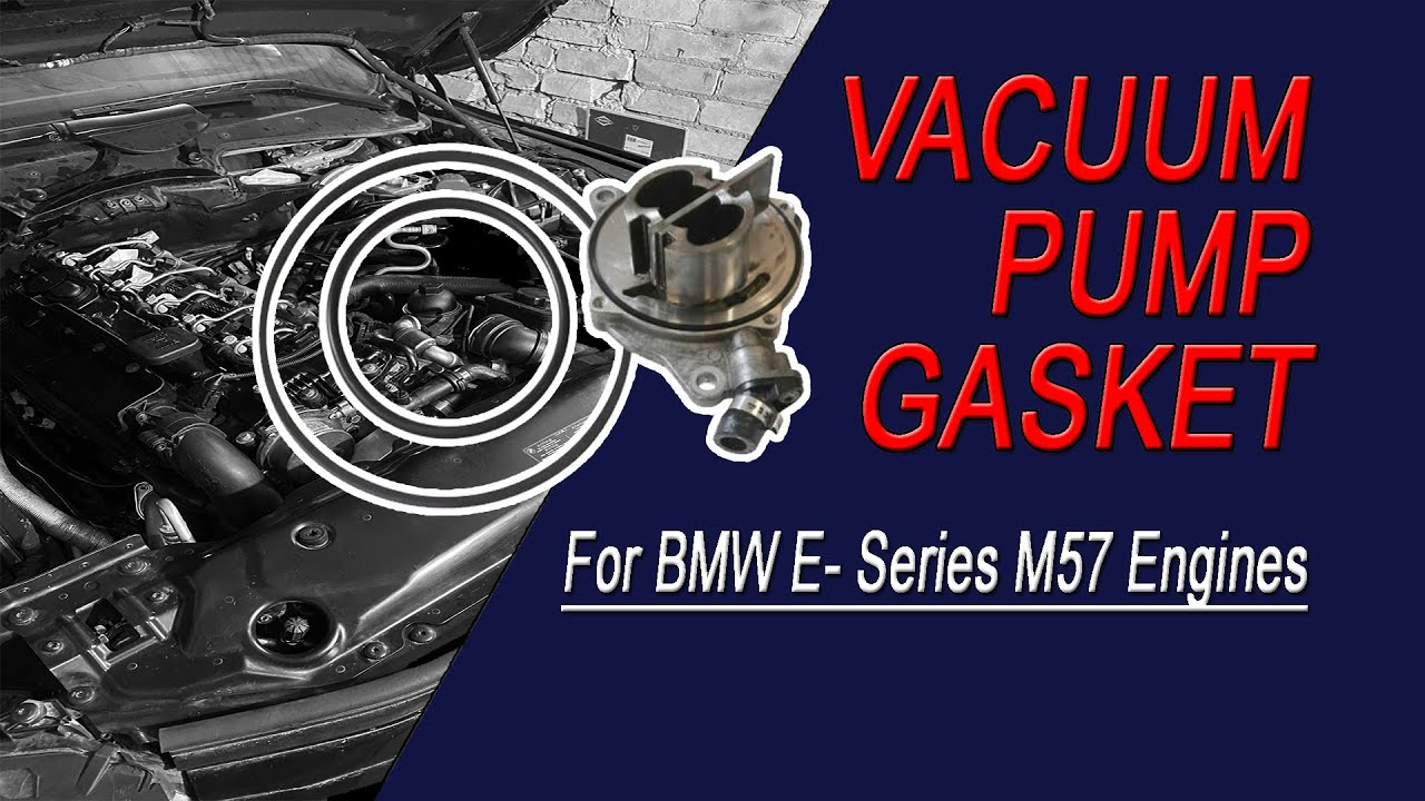 Vacuum Pump Gasket Replacement on BMW E60/61 Gasket No 11668626471