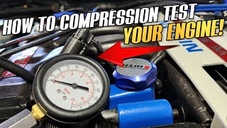 DIY Engine Cylinder Compression Testing Guide | Nissan 300ZX Z32 VG30DETT #DIY 