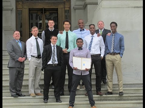 Sage Men's Basketball Honored by Assemblymember John McDonald - YouTube