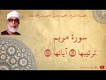 محمود خليل الحصري سورة مريم مجود