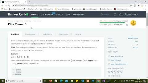 Solve Plus minus problem on hacker rank using C#