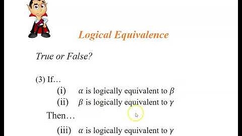 2.3b Propositional Semantics 3: Logical Equivalence