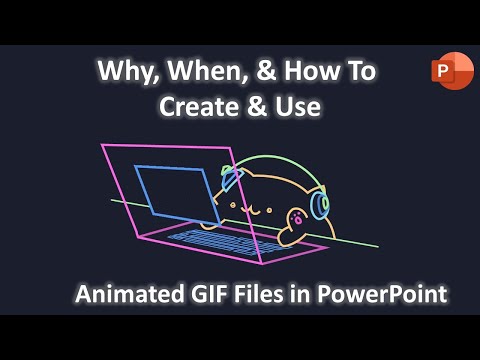 How To Create and Use Animated GIF Files in PowerPoint Tutorial