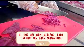 Pembuatan tepung ubi ungu Pembuatan tepung ubi ungu