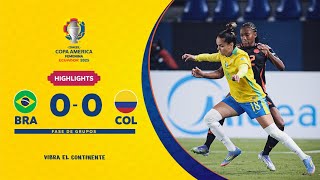 BRASIL 0-0 COLOMBIA | Highlights | CONMEBOL Copa América Femenina 2025™