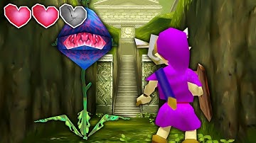 Ocarina of Time Randomizer but All Damage Is Permanent (Gloom Mode)