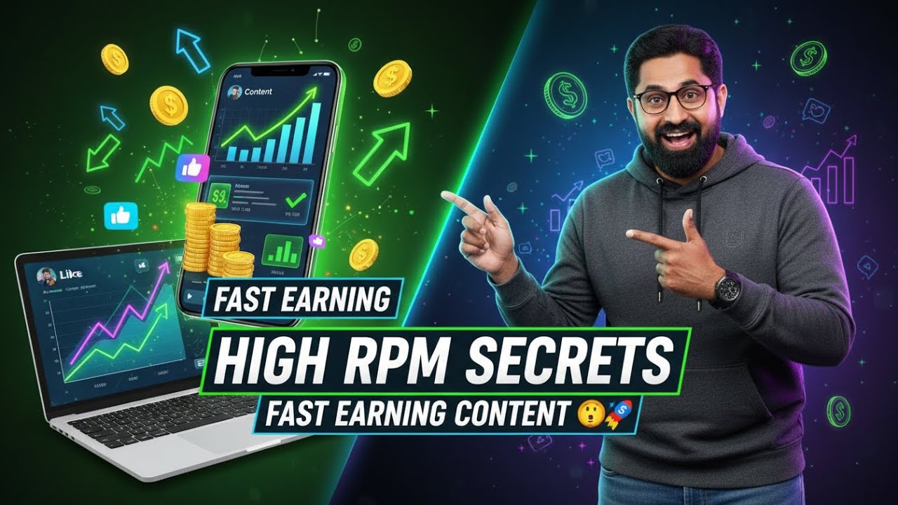 Fast Earning Content | High RPM Secrets | - YouTube