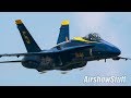 US Navy Blue Angels (With Show Box Comms/No Music) - Terre Haute Airshow 2018