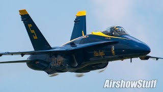 US Navy Blue Angels (With Show Box Comms/No Music) - Terre Haute Airshow 2018