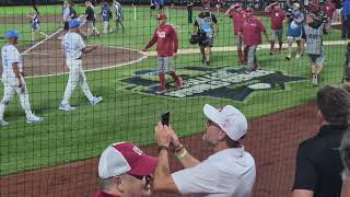 #UNC players after the final out of Game 3 on Monday
