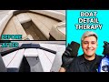 Detailing Disastrous Bayliner Boat Sitting For 12 Years!!! | Extraction, Power Washing, buffing!