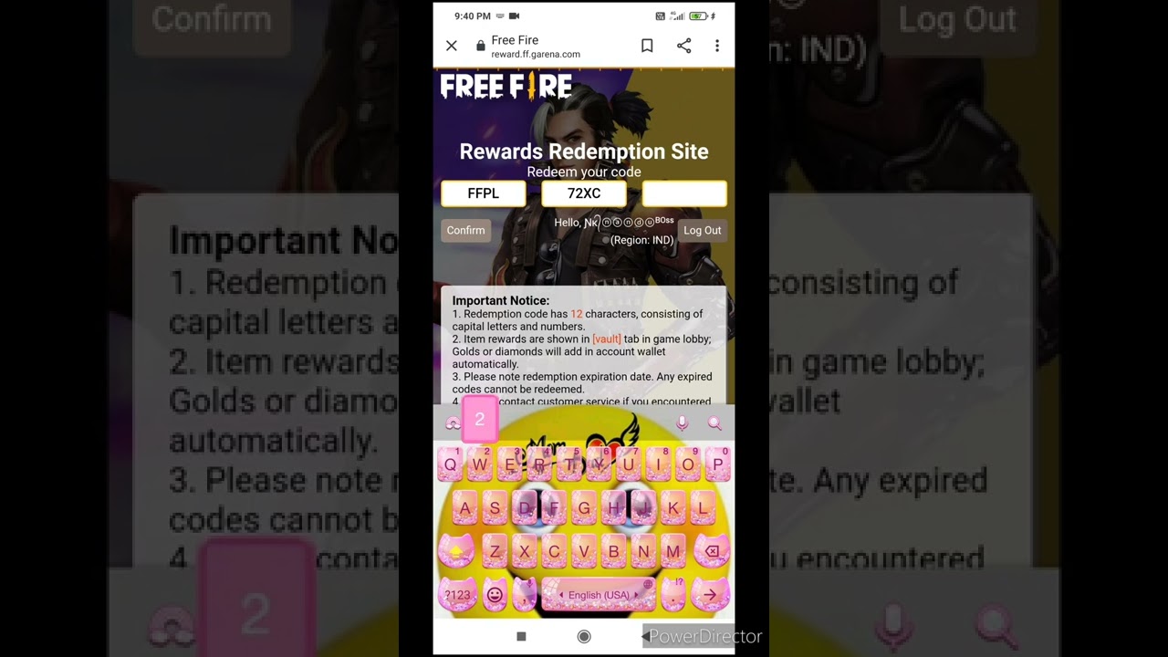 matchday grand final free fire redeem code 