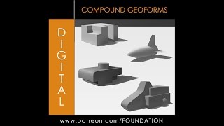 Detailed Foundation Arts - Digital: Compound Geo Forms Details